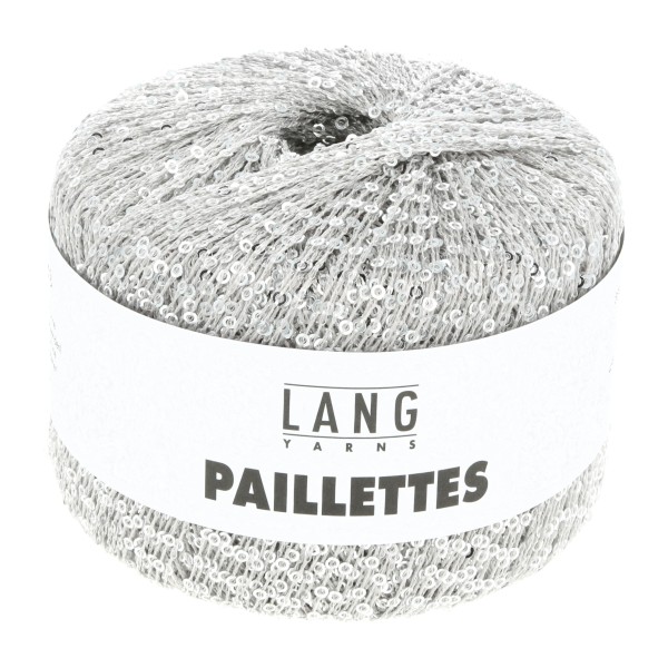 Lang Yarns - Paillettes - silber - 0024