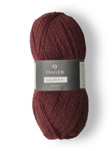Isager Highland Wool - Wine